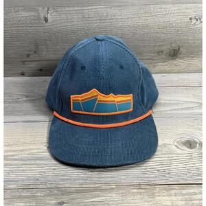 Sendero Provisions Co. Hat Adult Snapback Blue/Orange Corduroy Mountain
